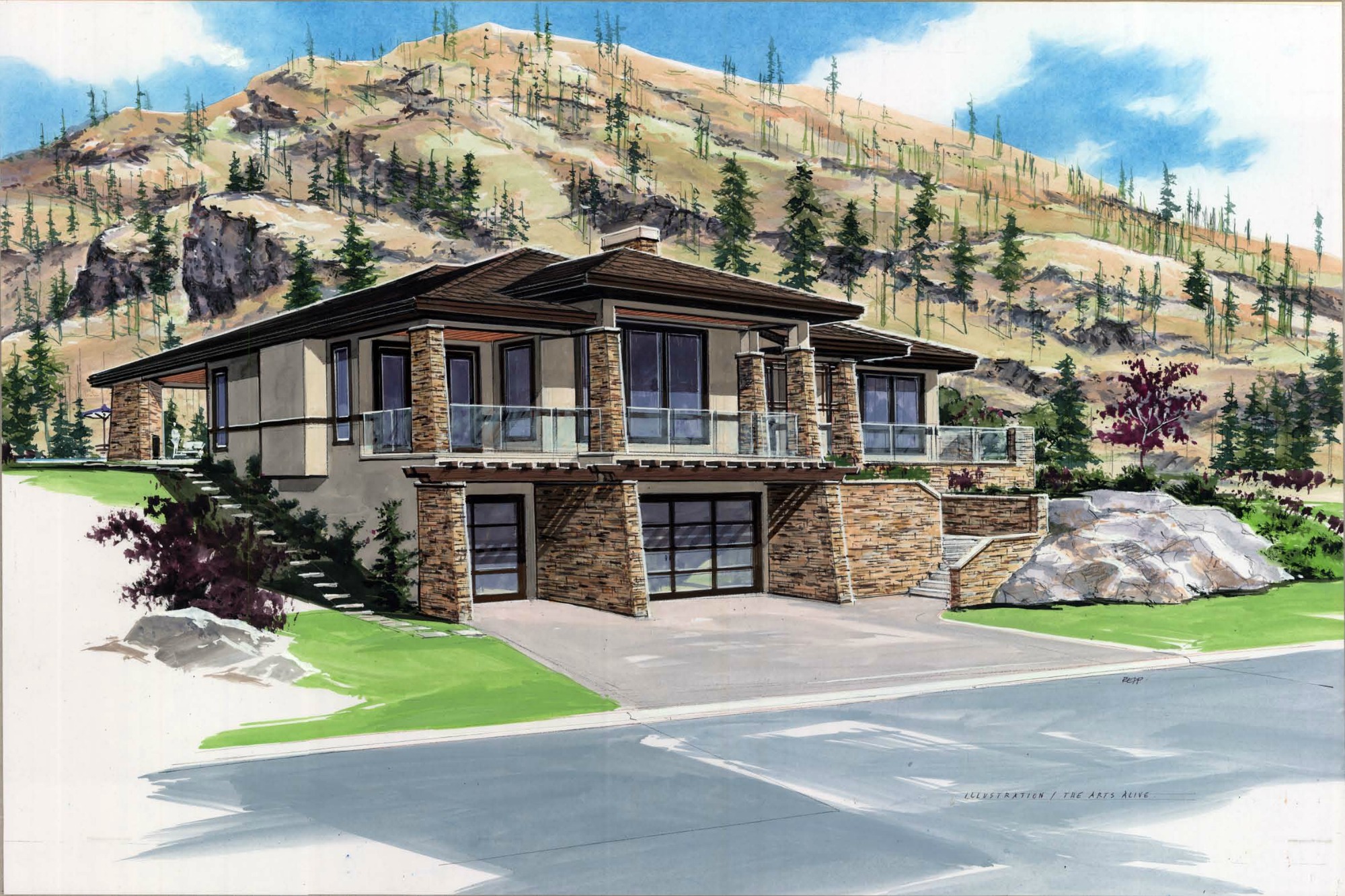 Transitional Style Finds a Home in Kettle Valley